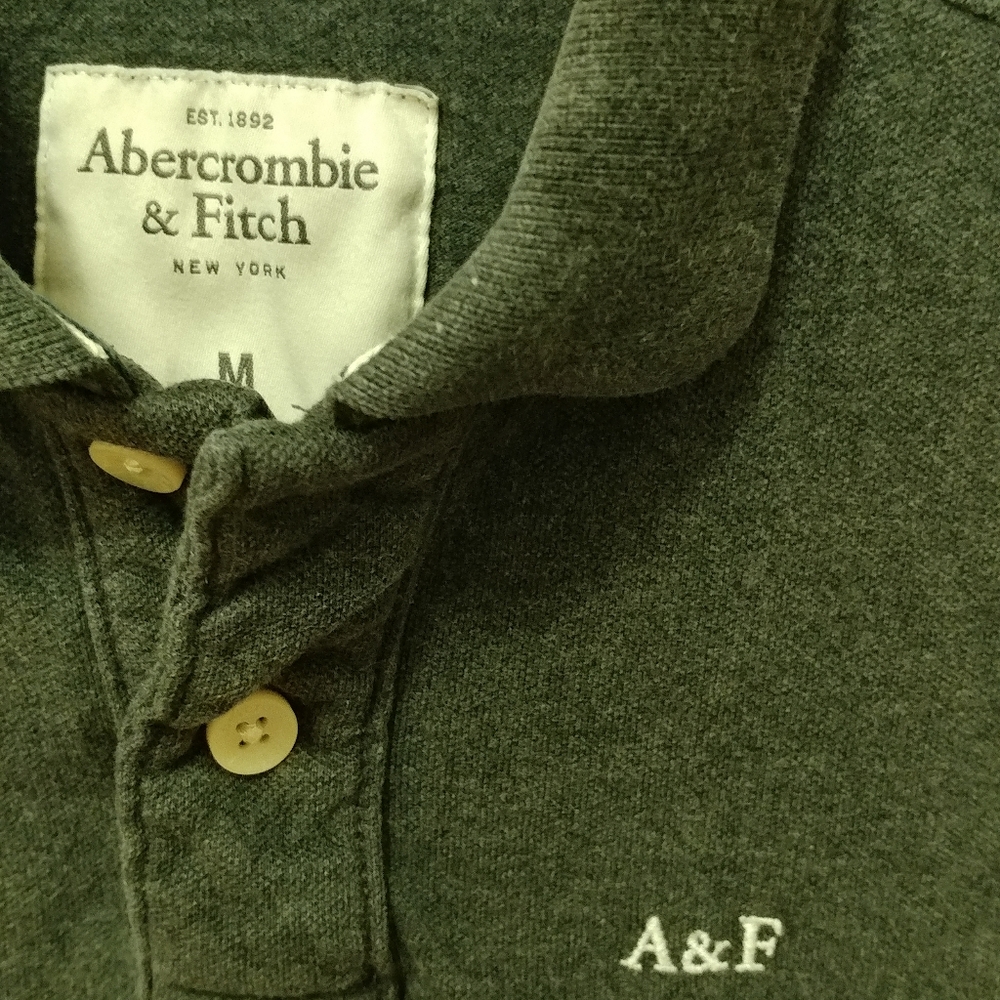 Abercrombie & Fitch polo shirt (Dark Gray)